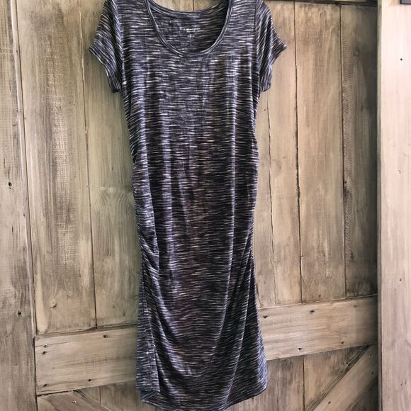 Liz Lange Maternity Dress stripe print dress - Picture 1 of 3
